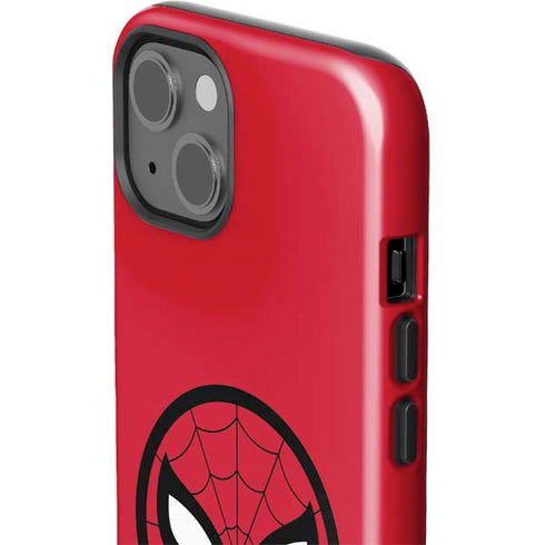 Marvel Spiderman Spiderman Emblem iPhone 14 Plus Impact Case