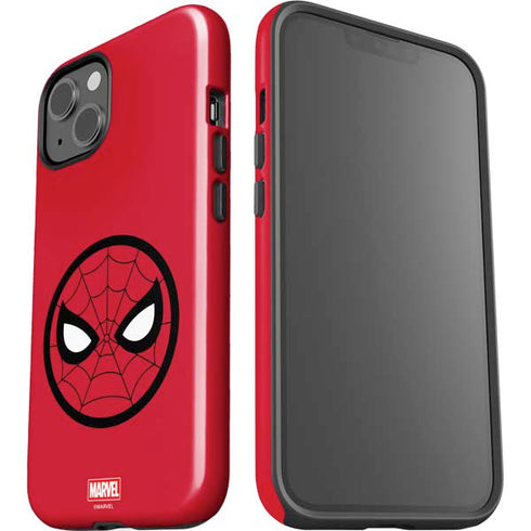 Marvel Spiderman Spiderman Emblem iPhone 14 Plus Impact Case