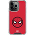 Marvel Spiderman Spiderman Emblem iPhone 14 Pro Clear Case