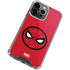 Marvel Spiderman Spiderman Emblem iPhone 14 Pro Clear Case
