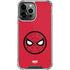 Marvel Spiderman Spiderman Emblem iPhone 14 Pro Max Clear Case