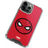 Marvel Spiderman Spiderman Emblem iPhone 14 Pro Max Clear Case
