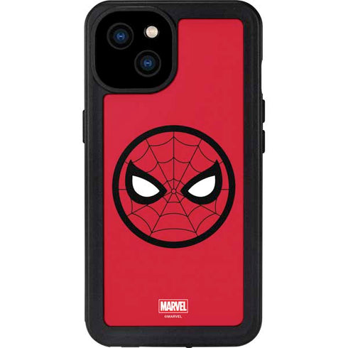 Marvel Spiderman Spiderman Emblem iPhone 15 Plus Waterproof Case