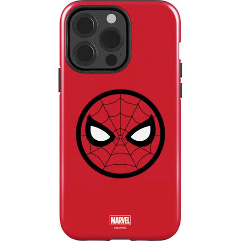 Marvel Spiderman Spiderman Emblem iPhone 15 Pro Impact Case