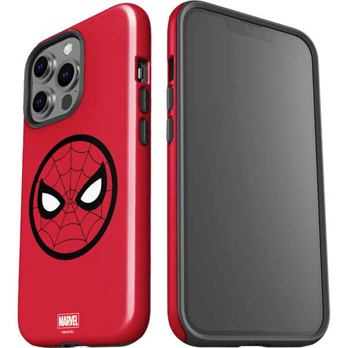 Marvel Spiderman Spiderman Emblem iPhone 15 Pro Impact Case