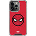 Marvel Spiderman Spiderman Emblem iPhone 15 Pro Max Clear Case