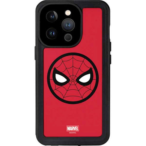 Marvel Spiderman Spiderman Emblem iPhone 15 Pro Waterproof Case