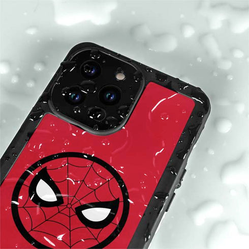 Marvel Spiderman Spiderman Emblem iPhone 15 Pro Waterproof Case