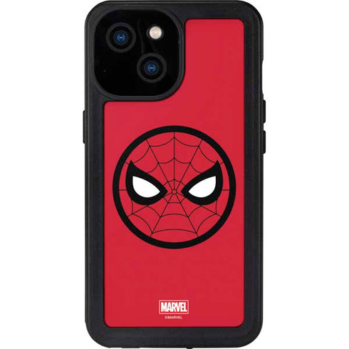 Marvel Spiderman Spiderman Emblem iPhone 15 Waterproof Case