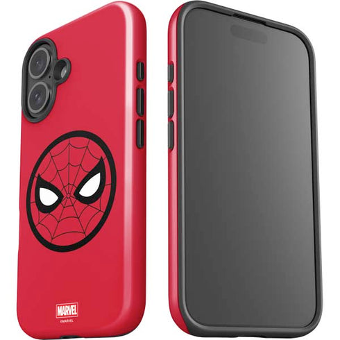Marvel Spiderman Spiderman Emblem iPhone 16 Plus Impact Case