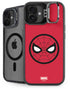 Marvel Spiderman Spiderman Emblem iPhone 16 Plus Kickstand Case