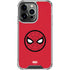 Marvel Spiderman Spiderman Emblem iPhone 16 Pro Clear Case