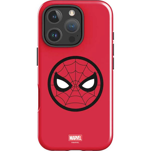 Marvel Spiderman Spiderman Emblem iPhone 16 Pro Impact Case