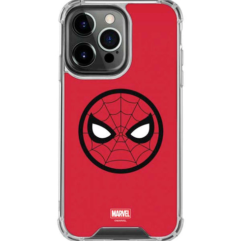 Marvel Spiderman Spiderman Emblem iPhone 16 Pro Max Clear Case