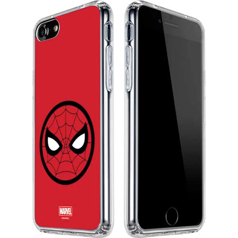 Marvel Spiderman Spiderman Emblem iPhone SE (2nd & 3rd Gen) Clear Case
