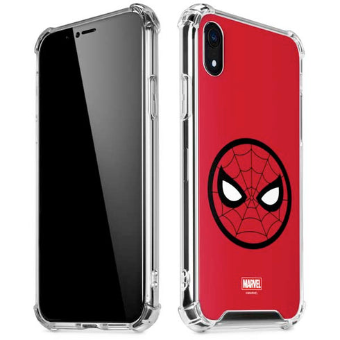 Marvel Spiderman Spiderman Emblem iPhone XR Clear Case