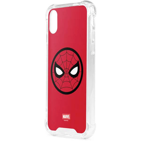 Marvel Spiderman Spiderman Emblem iPhone XS Clear Case