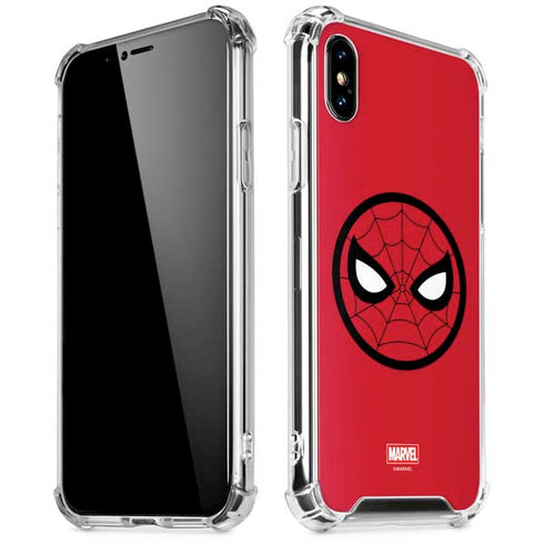 Marvel Spiderman Spiderman Emblem iPhone XS Max Clear Case