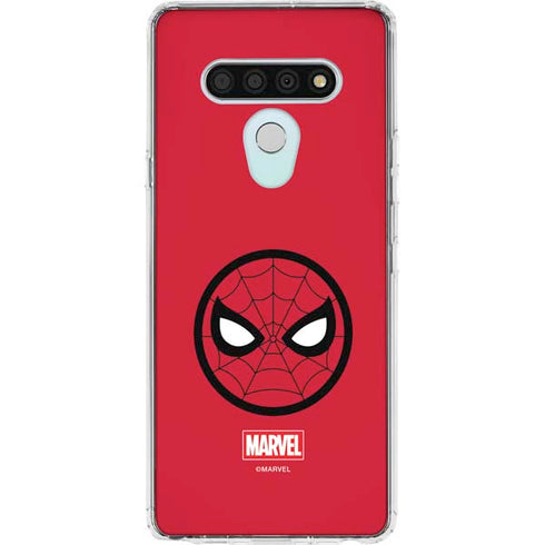 Marvel Spiderman Spiderman Emblem LG Stylo 6 Clear Case