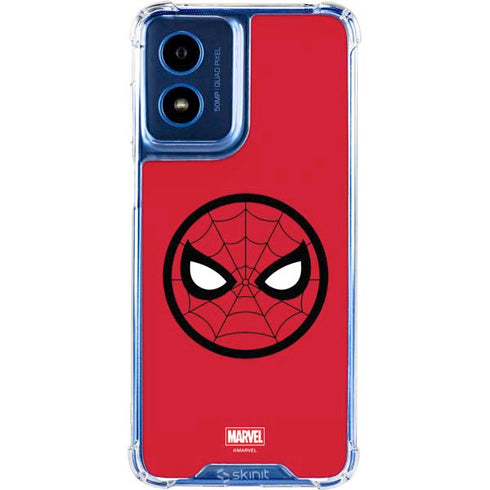 Marvel Spiderman Spiderman Emblem Moto G 5G (2024) Clear Case