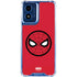 Marvel Spiderman Spiderman Emblem Moto G Play 4G (2024) Clear Case