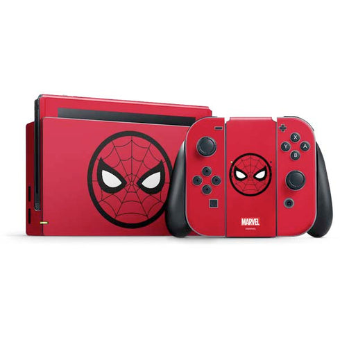Marvel Spiderman Spiderman Emblem Nintendo Switch Bundle Skin