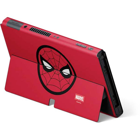 Marvel Spiderman Spiderman Emblem Nintendo Switch OLED (2021) Skin