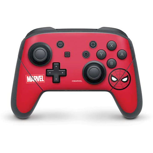 Marvel Spiderman Spiderman Emblem Nintendo Switch Pro Controller Skin