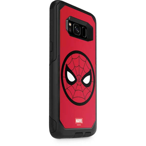 Marvel Spiderman Spiderman Emblem Otterbox Commuter Galaxy Skin