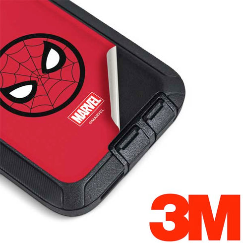 Marvel Spiderman Spiderman Emblem Otterbox Defender Galaxy Skin