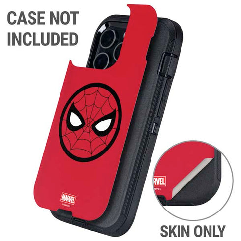 Marvel Spiderman Spiderman Emblem Otterbox Defender iPhone Skin