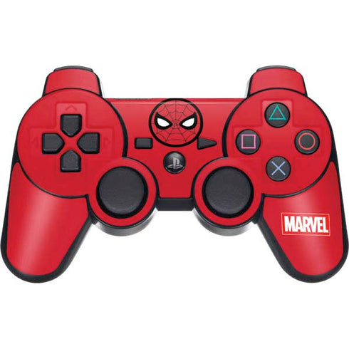 Marvel Spiderman Spiderman Emblem PS3 Dual Shock wireless controller Skin
