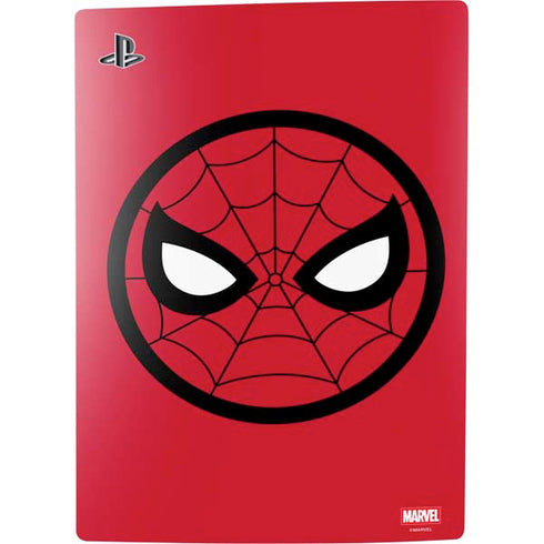 Marvel Spiderman Spiderman Emblem PS5 Console Skin
