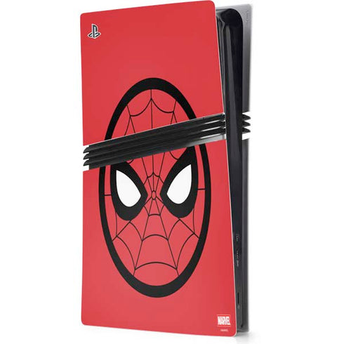Marvel Spiderman Spiderman Emblem PS5 Pro Console Skin
