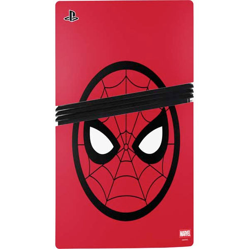 Marvel Spiderman Spiderman Emblem PS5 Pro Console Skin