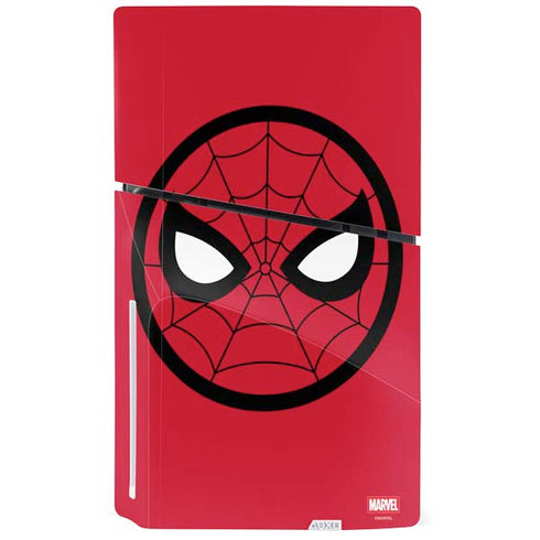 Marvel Spiderman Spiderman Emblem PS5 Slim Disk Bundle Skin