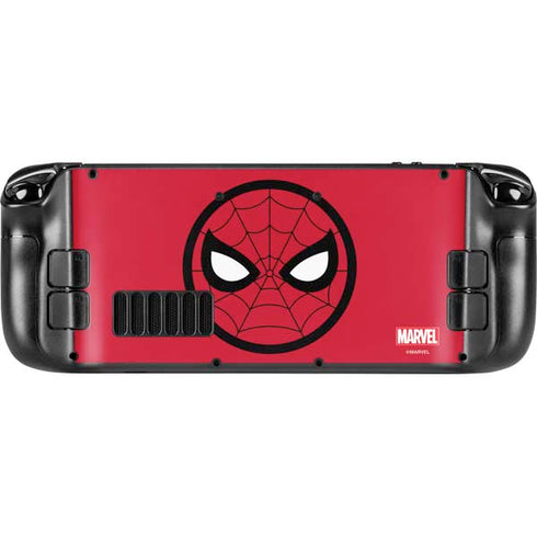 Marvel Spiderman Spiderman Emblem Steam Deck Handheld Gaming Computer OLED Skin
