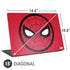 Marvel Spiderman Spiderman Emblem Universal Laptop 18in (14.6 x 10.6in) Skin