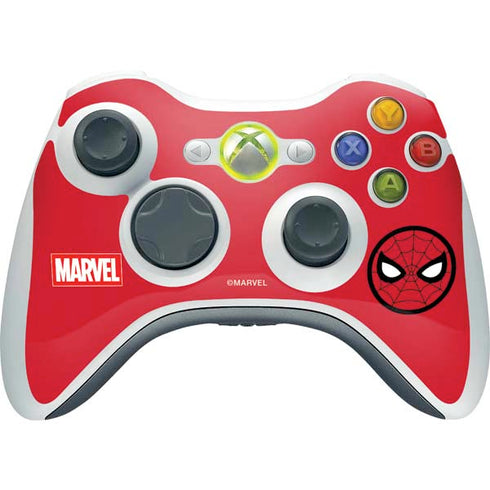 Marvel Spiderman Spiderman Emblem Xbox 360 Wireless Controller Skin