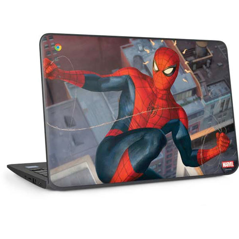 Marvel Spiderman Spidey Sense HP Chromebook Skin
