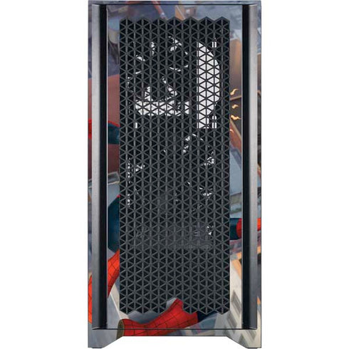 Marvel Spiderman Spidey Sense Corsair 4000D Tempered Glass Mid-Tower ATX Case Skin