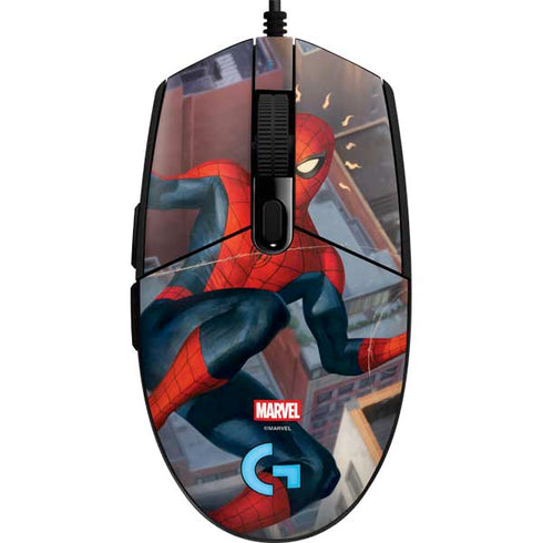 Marvel Spiderman Spidey Sense G203 Prodigy RGB Wired Gaming Mouse Skin