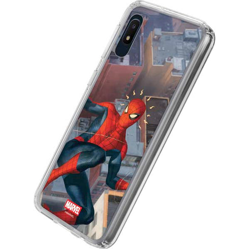 Marvel Spiderman Spidey Sense Galaxy A10e Clear Case