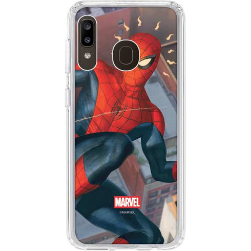 Marvel Spiderman Spidey Sense Galaxy A20 Clear Case