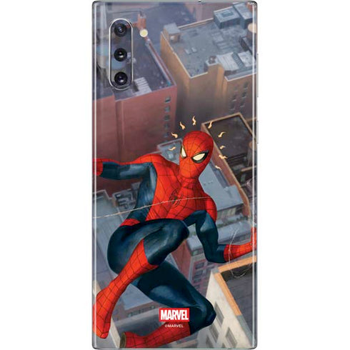 Marvel Spiderman Spidey Sense Galaxy Note 10 Skin