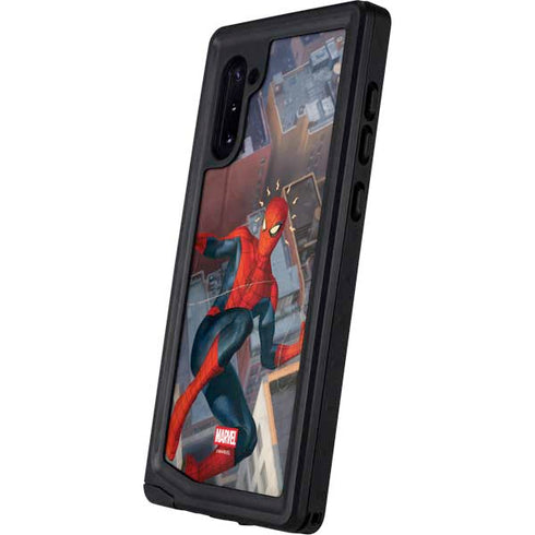 Marvel Spiderman Spidey Sense Galaxy Note 10 Waterproof Case