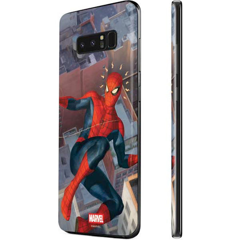 Marvel Spiderman Spidey Sense Galaxy Note 8 Skin
