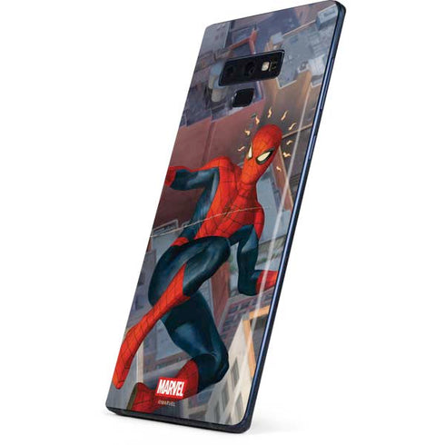 Marvel Spiderman Spidey Sense Galaxy Note 9 Skin