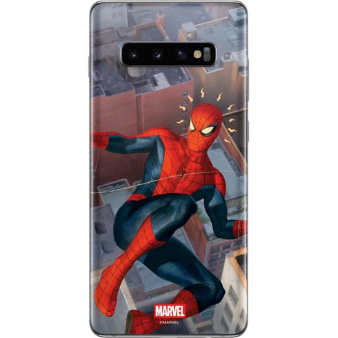 Marvel Spiderman Spidey Sense Galaxy S10 Plus Skin