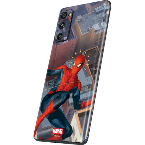 Marvel Spiderman Spidey Sense Galaxy S20 Fan Edition Skin